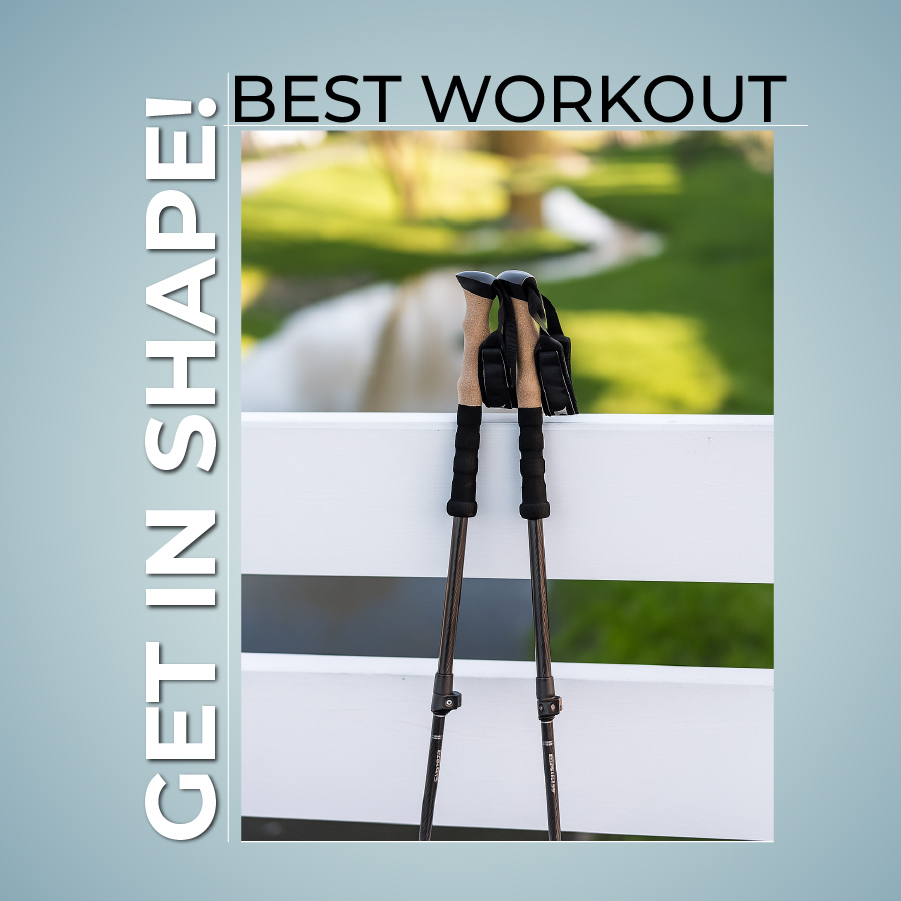 Nordic walking poles - best workout